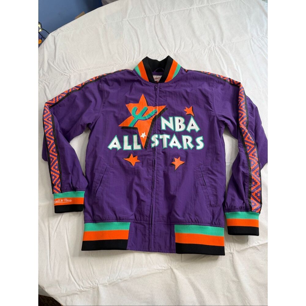 1995 NBA All Star Game Phoenix Mitchell & Ness Warm Up Jacket Size Men’s Small